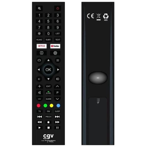 Ersättningsfjärrkontroll - Allmänna villkor - FIDELIO TCL & Thomson - För TCL och Thomson TV-apparater - Utan programmering