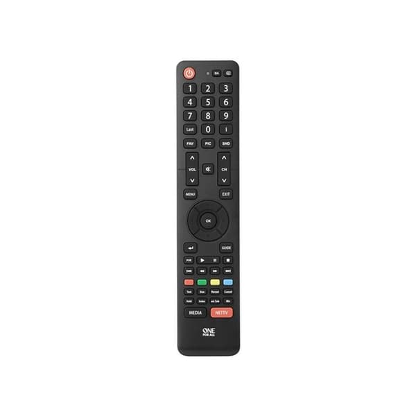 EN FÖR ALLA URC1916 Fjärrkontroll för alla Hisense TV - Svart Svart