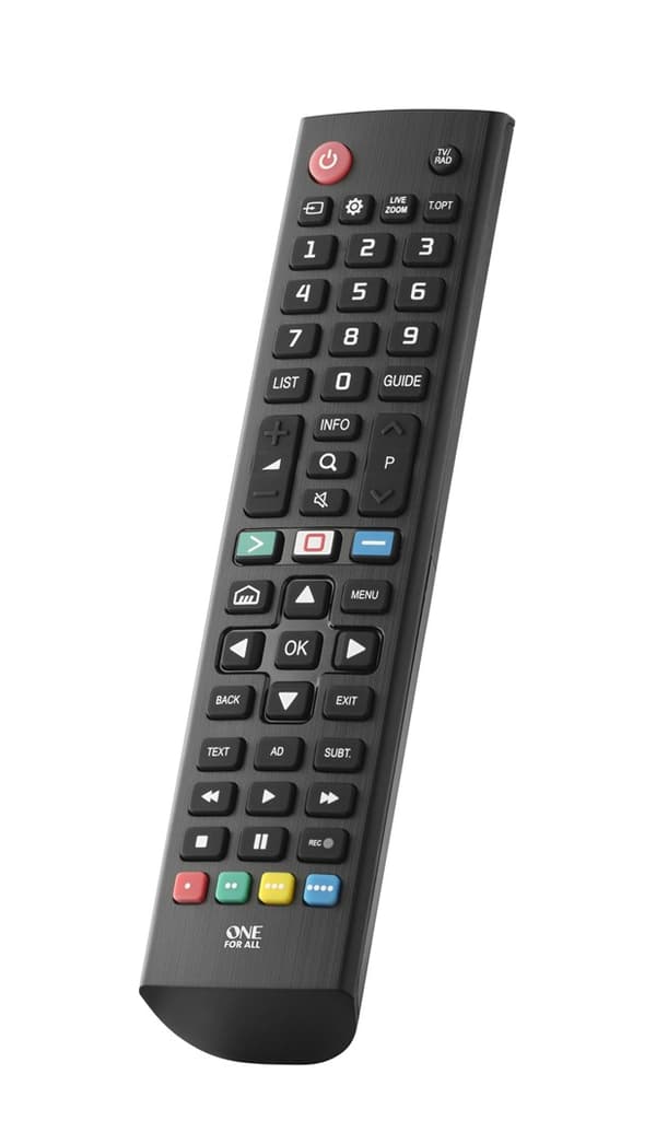 One For All TV-ersättningsfjärrkontroll LG TV-ersättningsfjärrkontroll