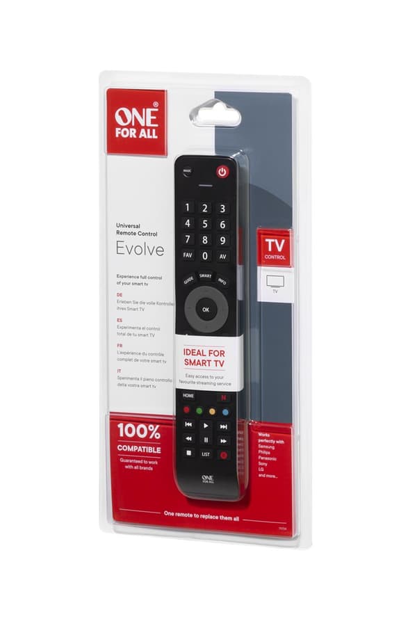 One For All Advanced Evolve TV -kaukosäädin