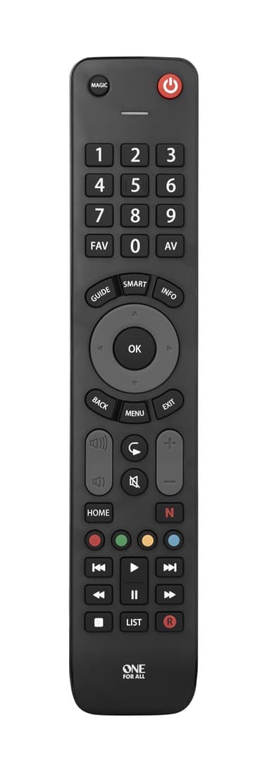 One For All Advanced Evolve TV -kaukosäädin musta
