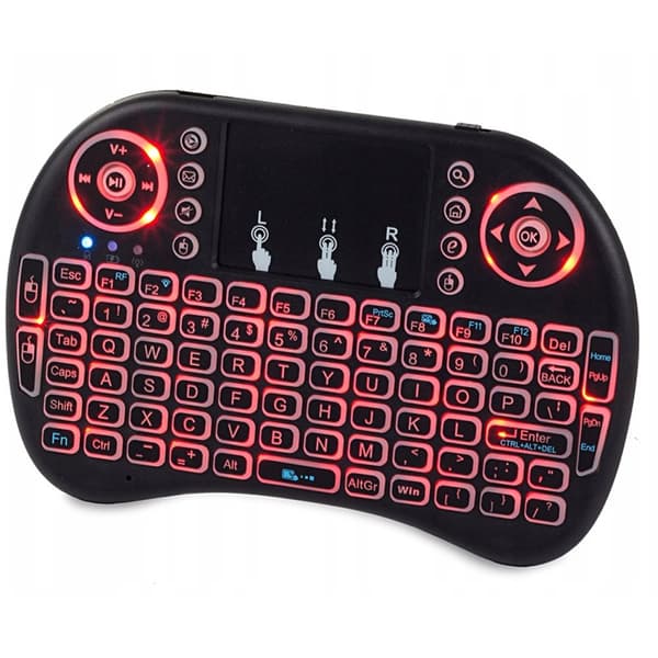 Trådlöst Mini Tangentbord Touchpad 2,4Ghz för IP-TV och Mer