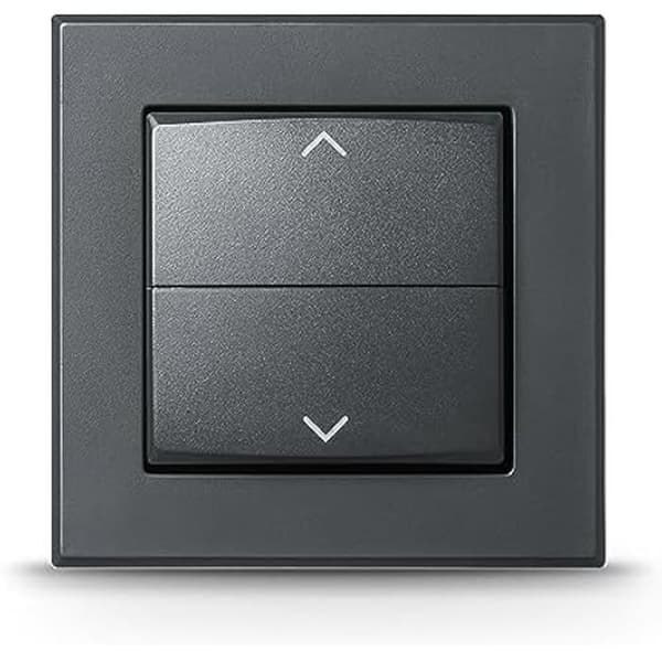 Homematic IP Smart Home Väggbrytare för varumärkesbrytare - Med pilar Grafit