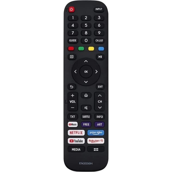 REMOtech Replacement EN2G30H fjärrkontroll Kompatibel med Hisense TV