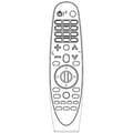 Miniatyrbild 1 av 6: RF-fjärrkontroll - LG - AN-MR18BA - Kompatibel med LCD-TV - Svart färg - Enkel att använda