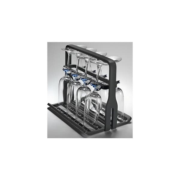 Glasunderlägg - Electrolux - Mörkgrå - Kapacitet 8 glas - Fällbar - Universell