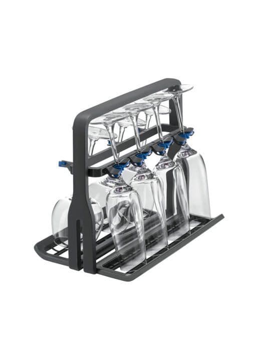 Glasunderlägg - Electrolux - Mörkgrå - Kapacitet 8 glas - Fällbar - Universell