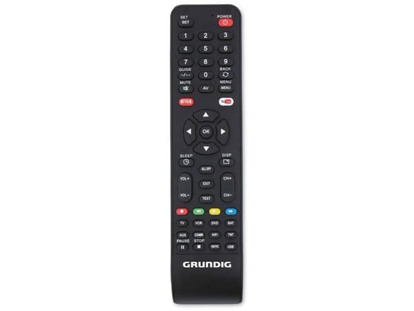 Grundig Universell Fjärrkontroll - upp till 8 enheter samtidigt - 210 x 50 x 18 mm - Svart