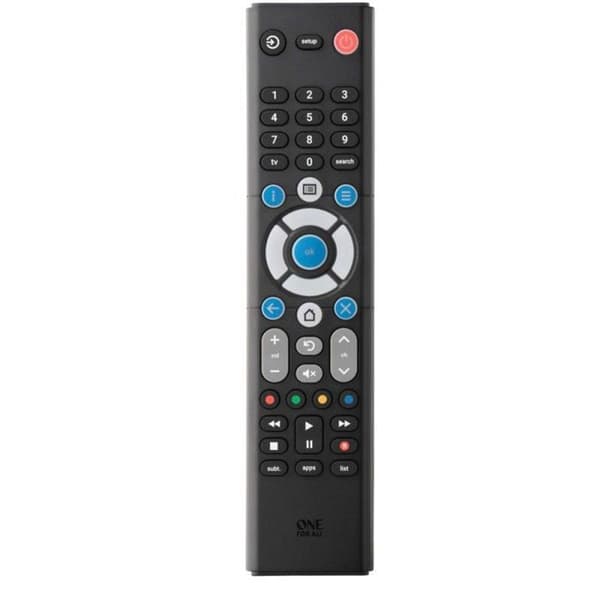 Fjärrkontroll En för alla UNIVERSAL TV URC 1211 ESSENCE TV Svart