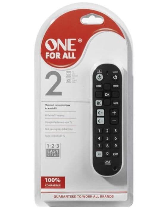 ONE FOR ALL URC6820 Universal Zapper 2-i-1-fjärrkontroll