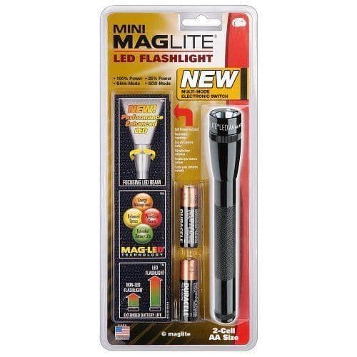 Mag-Lite - SP2201H - LED-ficklampa - Svart - 2AA Import Tyskland - MGLSP2201H