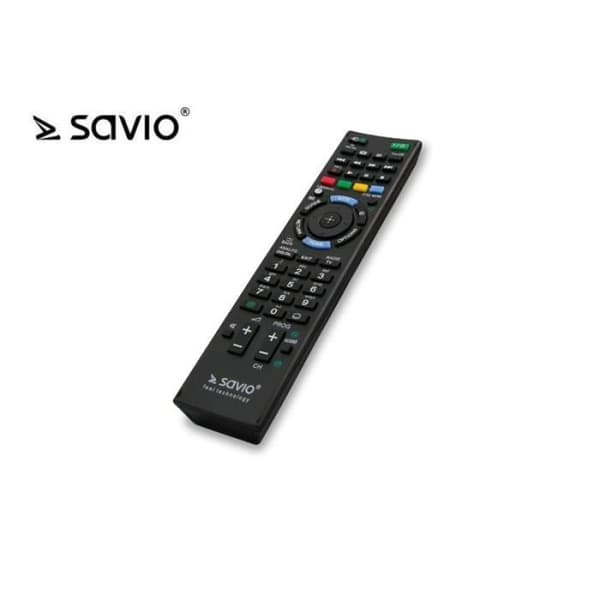 SAVIO RC-08 TV FJÄRRKONTROLL TRYCK KNAPPAR Svart