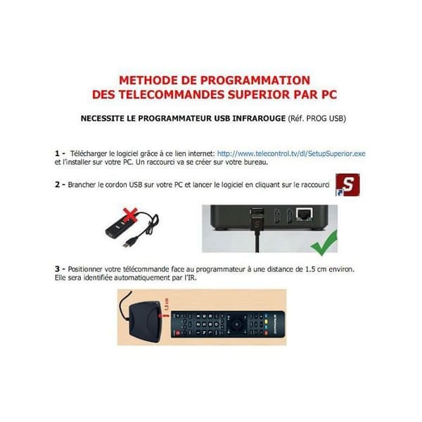 Universal fjärrkontroll - SUPERIOR - RADIOCOM. 433MHX 4 TASTI IT - Manuell programmering - 4 kanaler Svart, Silver