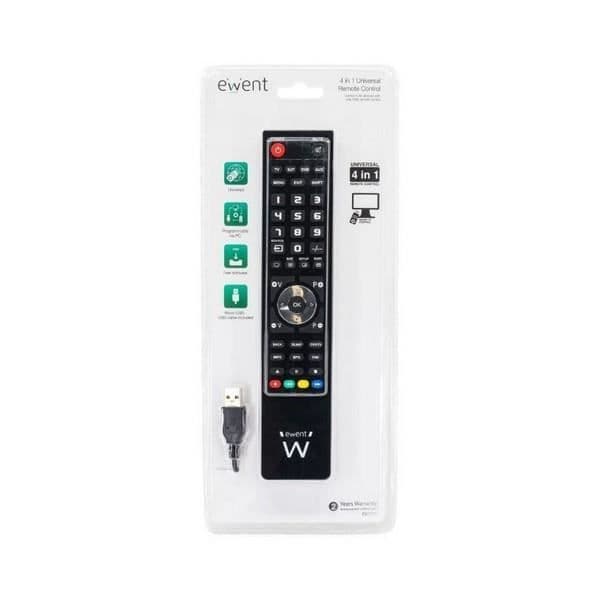 Ewent EW1570 Universalfjärrkontroll Svart