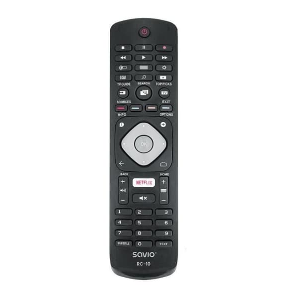 Universell fjernkontroll - SAVIO - Philips RC-10 SAV - Svart Svart