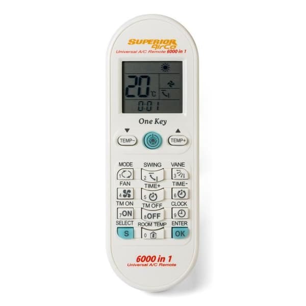 Universal Air Conditioning Control 6000-koder Airco6000