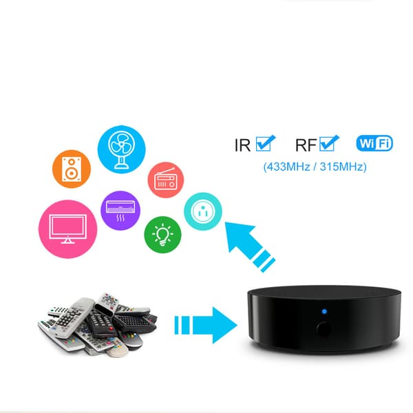 INF Smart WiFi IR RF Fjernbetjening - Universel Kontrol