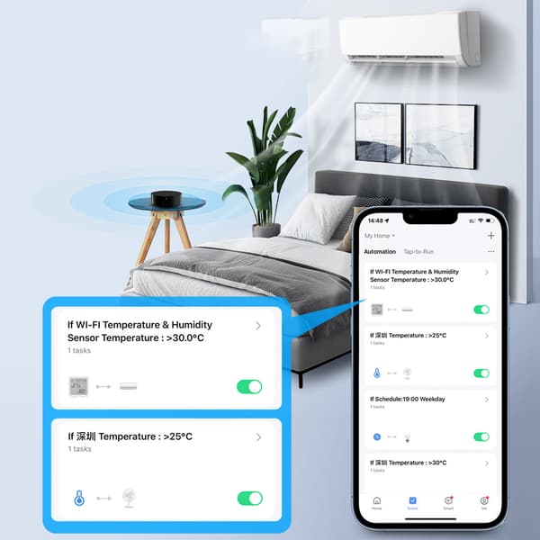 INF Smart WiFi IR RF Fjernbetjening - Universel Kontrol