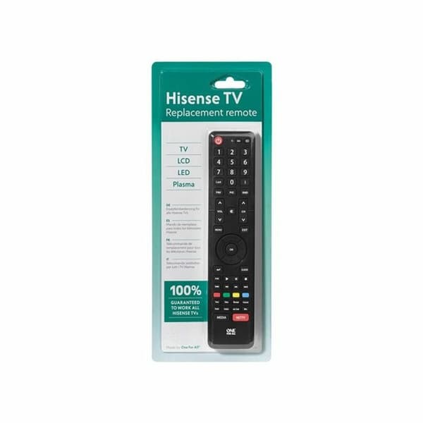 Universal Fjärrkontroll till Hisense One For All Svart
