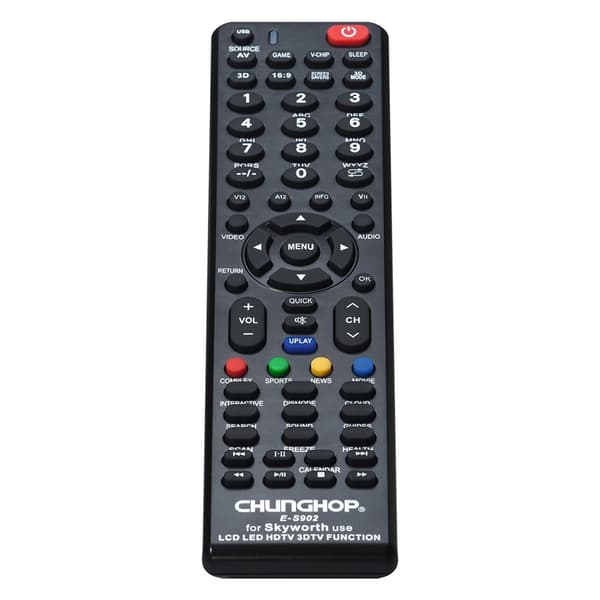 Fjärrkontroll CHUNGHOP E-S902 För Skyworth TV TV-fjärrkontroll Ersättning