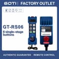 Miniatyrbillede 2 af 2: Industriel kranfjernbetjening, trådløs betjening, kompatibilitet med løftekran, GT-RS06 1 Hastighedsnøgler, 65-440V AC DC UHF