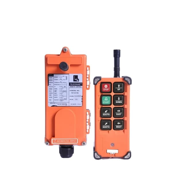 Industriel trådløs radio, enkelt hastighed, fjernbetjening, 380V 50-60HZ EN 1T1R