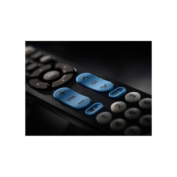 One For All universell fjernkontroll 2-i-1 Senior Big Button URC6821 Svart