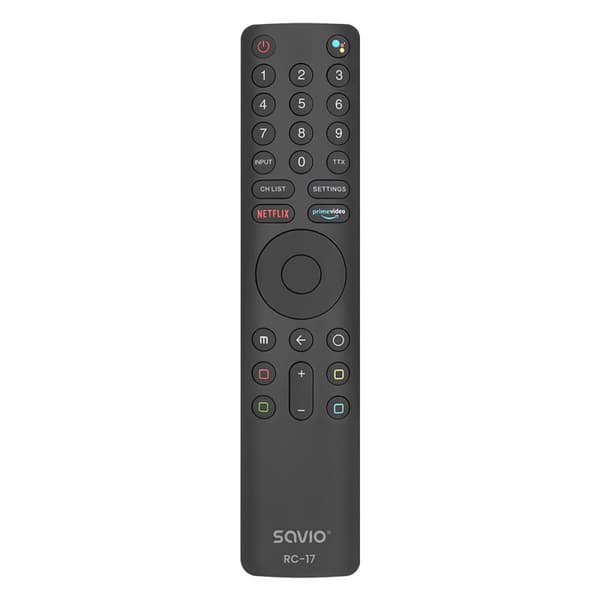 Universal fjernbetjening Savio RC-17 Sort