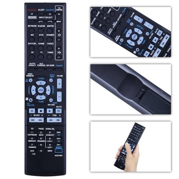 Fjernbetjening Udskiftning til AXD7661 til Pioneer AV-receiver stereo system