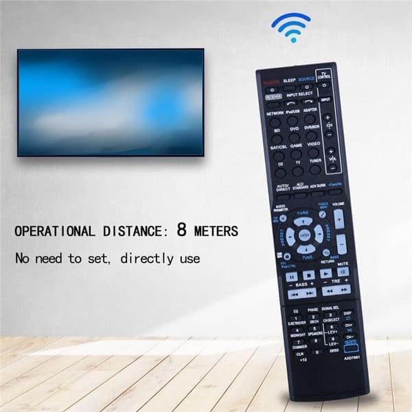Fjernbetjening Udskiftning til AXD7661 til Pioneer AV-receiver stereo system