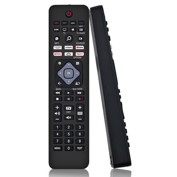 Philips Kompatibel TV-fjärrkontroll | Universal Alla Philips Smart TV, LED, LCD, HDTV, 3D