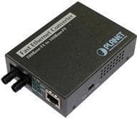 PLANET FT-801 - Mediekonverter - 100Mb LAN - 10Base-T, 100Base-FX, 100Base-TX - RJ-45 / ST multi-mode - op til 2 km - 1310nm