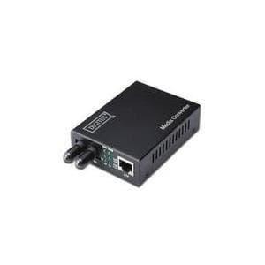 Digitus Professional DN-82110-1 - Mediaomvandlare - 10Base-T, 1000Base-SX, 100Base-TX, 1000Base-T - RJ-45 / ST multi-mode - extern - upp till 500 m -