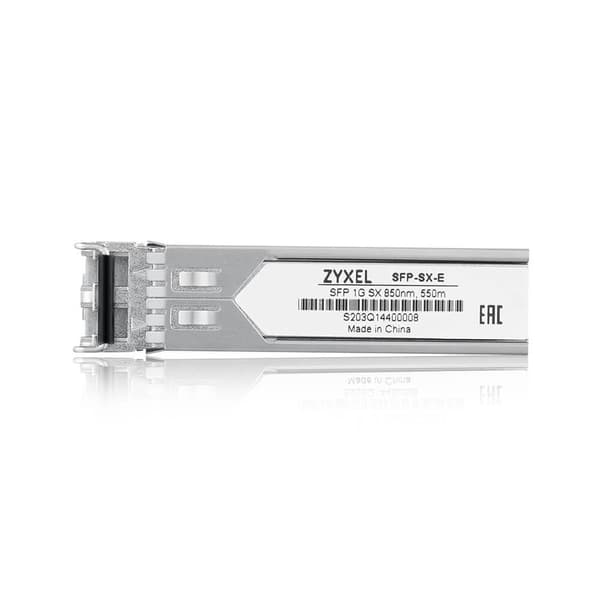 Zyxel SFP-SX-E - SFP (mini-GBIC) lähetin-vastaanotinmoduuli - GigE - 1000Base-SX - LC-monitila - jopa 550m - 850nm (10 kappaleen pakkaus)