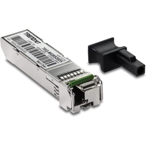 TRENDnet TEG MGBS20D5 - SFP (Mini-GBIC) transceivermodul - Gigabit Ethernet - 1000Base-LX, Fiber Channel - LC enkelläge - 1550 (TX) / 1310 (RX) nm (TE