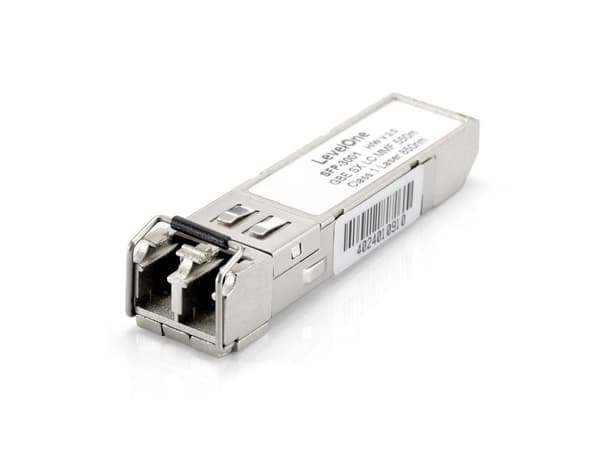LevelOne SFP-3001 - SFP (mini-GBIC) transceivermodul - 1000Base-SX - LC - op til 550 m - 850 nm (SFP-3001)