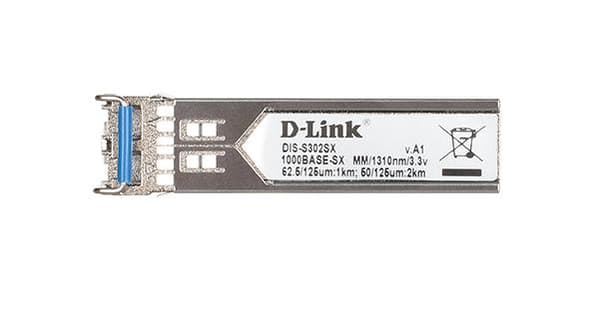 D-Link DIS S302SX - SFP (mini-GBIC) transceivermodul - GigE - 1000Base-SX - op til 2 km