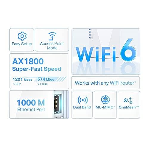 TP-Link AX1800 Wi-Fi 6 WLAN-repeater