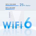Miniatyrbild 4 av 4: TP-Link AX1800 Wi-Fi 6 WLAN-repeater