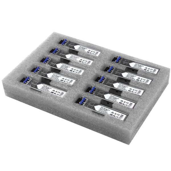 StarTech.com Gigabit Fiber Optic SFP -lähetin-vastaanotinmoduuli - Cisco GLC-LH-SMD -yhteensopiva - SM/MM LC - 10 km / 550m - SFP (Mini-GBIC) lähetin-