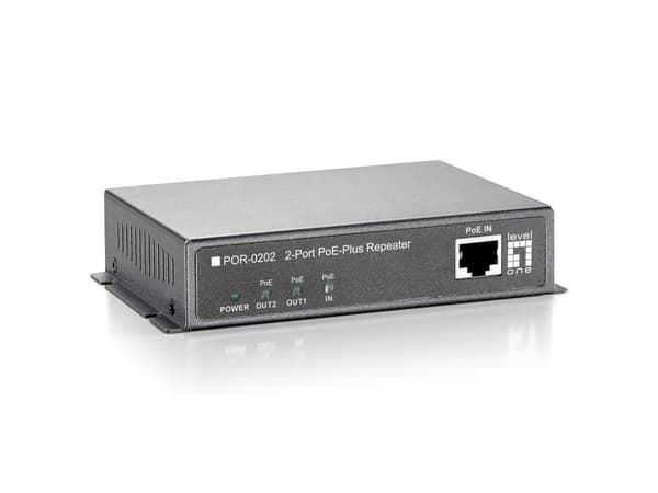 LevelOne POR-0202 Network Repeater Svart Svart