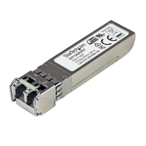 StarTech.com MSA-kompatibel 10 Gigabit Fiber SFP+ Transceiver Module - 10GBase-SR - MM LC - 300.0m - SFP+ Transceiver Module - 10 Gigabit Ethernet - 1