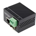 Pikkukuva 1 / 3: StarTech.comin teollisuuskuitu-Ethernet-mediamuunnin - 100 Mbps SFP:stä RJ45/Cat6:een - Yksimuotoinen/monimuotoinen optinen kuitu kupariverkkoon - 12-
