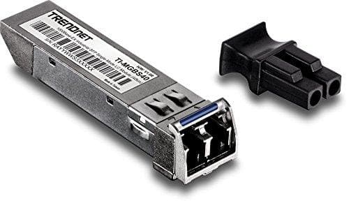 TRENDnet TI-MGBS40 - SFP (Mini-GBIC) Transceiver Module - Gigabit Ethernet - 1000Base-LX - LC enkelläge - upp till 10 km - 1310 nm (TI-MGBS40)