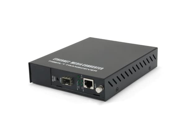 LevelOne FVM-1000 nätverksmediakonverterare 100 Mbit/s Svart