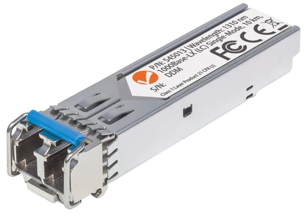 Intellinet - SFP (mini-GBIC) transceiver modul - Gigabit Ethernet - 1000Base-LX - LC single mode - op til 10 km - 1310 nm (545013)