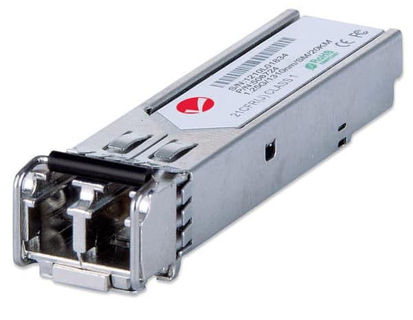 Intellinet - SFP (mini-GBIC) transceivermodul - LC enkelläge - upp till 20 km - 1310 nm (506724)