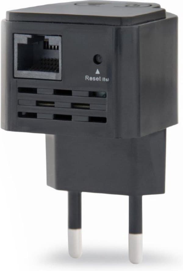 Gembird WNP-RP300-03-BK bro/repeater Netværksrepeater 300 Mbit/s Sort