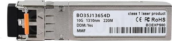 Kompatibel Juniper SRX-SFP-10GE-LRM BlueOptics© BO35J136S4D SFP+ Transceiver, LC-Duplex, 10GBASE-LRM, Multimode Fiber, 1310nm, 220M, DDM, 0°C/+70°C (S