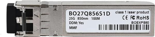 Kompatibel Dell W4GPP BlueOptics BO27Q856S1D SFP28 transceiver, LC duplex, 25GBASE-SR, multimode fiber, 850nm, 100 meter, DDM, 0°C/+70°C (W4GPP-BO)